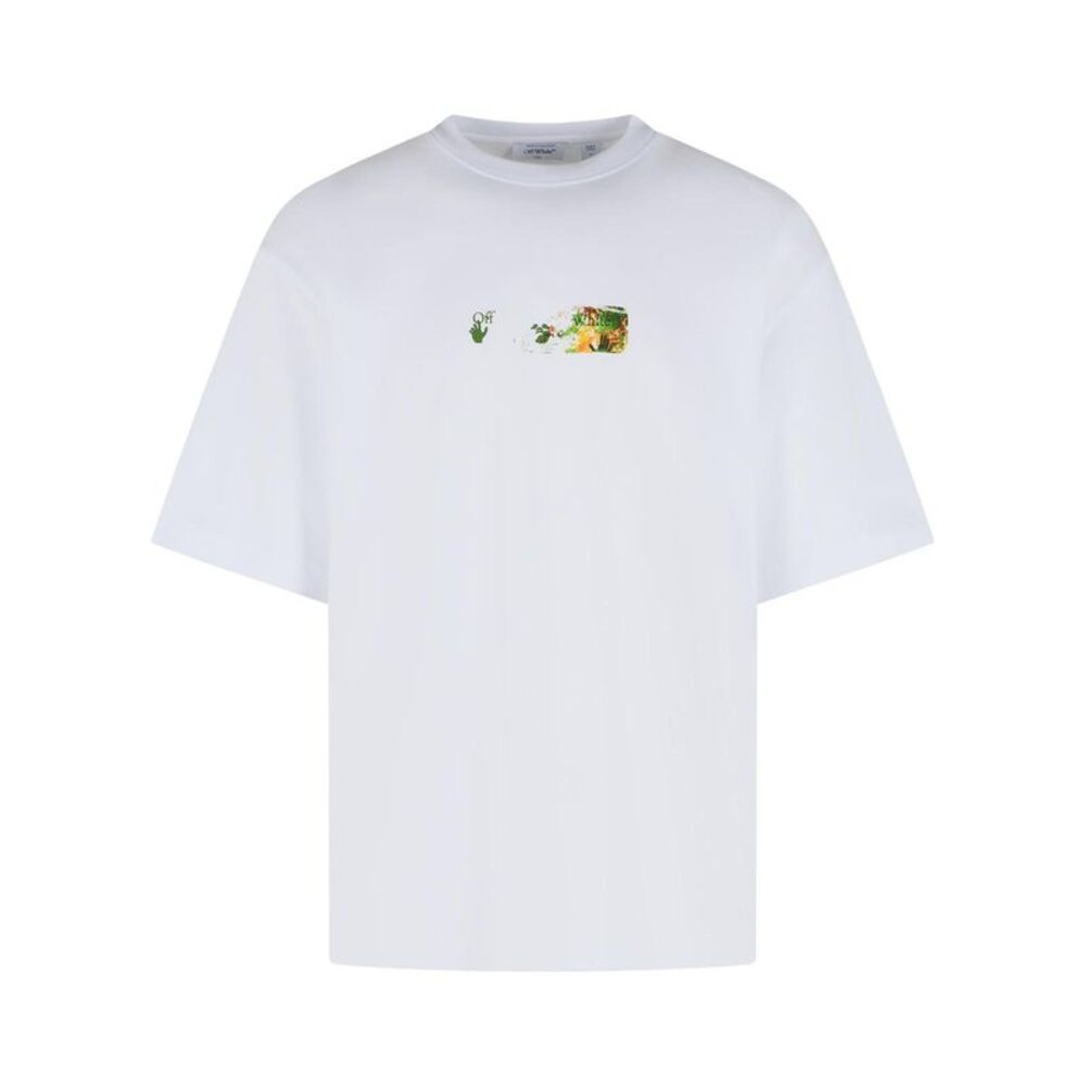 Off-White 'Spices Arrow' White Cotton T-Shirt Men